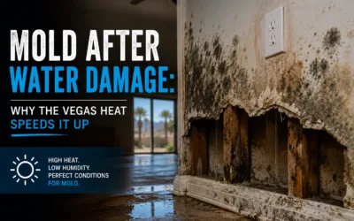 Mold After Water Damage: Why the Vegas Heat Speeds It Up